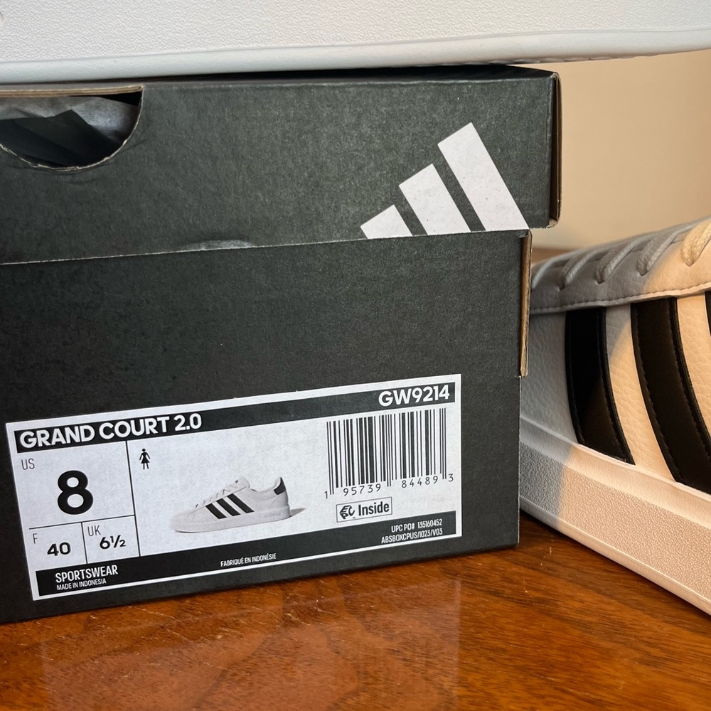 ADIDAS Women's Grand Court 2.0 Shoes - Picture 9 of 9